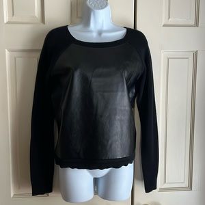 French Connection Women’s Mozart Sweater, Black, Size L